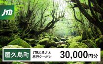 【屋久島町】JTBふるさと旅行クーポン（Eメール発行）（30,000円分）| 宿泊券 宿泊 旅行券 観光 旅行 ホテル クーポン チケット トラベルクーポン トラベル 屋久島 人気 おすすめ 鹿児島県 屋久島町 JTBW030T