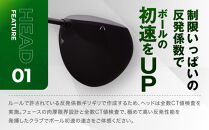 【ルーツゴルフ】ルーツラプター&nbsp;ドライバー&nbsp;ロフト10.5°&nbsp;ヘッドカバー付&nbsp;ゴルフクラブ＜シャフト硬さ：S＞［&nbsp;京都&nbsp;ゴルフ&nbsp;ブランド&nbsp;世の中で一番飛ぶクラブを作りたい&nbsp;飛距離&nbsp;スコア&nbsp;人気&nbsp;おすすめ&nbsp;オーダーメイド&nbsp;特別仕様&nbsp;カスタマイズ&nbsp;カスタム&nbsp;］