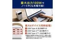 モバイルバッテリー バッテリーステーション IBT-A60100-W ホワイト