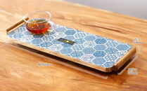 カフェトレー　小（和柄ブルーまたは和柄レッド） 杉  北海道 KOTA インテリア 手作り 家具職人  モダン 家具 家具 家具 家具 家具 家具