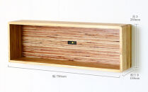 箱型飾り棚　大（プレーンタイプ）杉 北海道 KOTA インテリア 手作り 家具職人 モダン 家具 家具 家具 家具 家具 家具