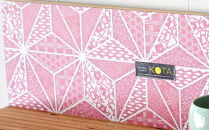 Ｌ型飾り棚（和柄レッド） 杉  北海道 KOTA インテリア 手作り 家具職人  モダン 家具 家具 家具 家具 家具 家具