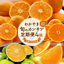 ［家庭用 訳あり］わかやま旬のカンキツ定期便[M] 全４回 3・5・9・11月発送［MS96］