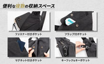 【デグナー】ユーティリティチェストバッグ [W-118A]【ナイロンブラック】［ 京都 八王子 バイクギア バッグ 鞄 かばん 人気 おすすめ 革 レザー ツーリング ライダー バイカー バイク ブランド メーカー ギア パーツ ］