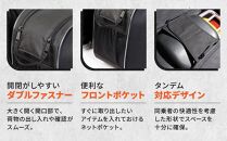【デグナー】スポーツダブルバッグ[NB-36]【レッドパイピング】［ 京都 八王子 バイクギア バッグ 鞄 かばん 人気 おすすめ 革 レザー ツーリング ライダー バイカー バイク ブランド メーカー ギア パーツ ］