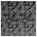 琉球紅型の柄生まれたモノトーン・カシュクールドレス（セミオーダー商品）｜沖縄　那覇市　ファッション 服  衣料 トップス 人気 小物 ストール マフラー ハンカチ スカーフ