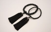 【神戸珠数店】〈京念珠〉黒オニキス&nbsp;男性用数珠/女性用数珠セット【数珠袋2枚付き】｜京都&nbsp;念珠&nbsp;仏具［&nbsp;京都&nbsp;京念珠&nbsp;珠数&nbsp;数珠&nbsp;仏具&nbsp;メンズ&nbsp;レディース&nbsp;人気&nbsp;おすすめ&nbsp;お取り寄せ&nbsp;通販&nbsp;送料無料&nbsp;ふるさと納税&nbsp;］