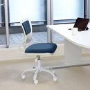 コンフィ&nbsp;オフィスチェア&nbsp;ブルーホワイト