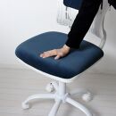 コンフィ&nbsp;オフィスチェア&nbsp;ブルーホワイト