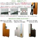 【ブラウン】キャスター付き&nbsp;シューズボックス&nbsp;幅60&nbsp;ロータイプ