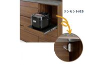 カウンター&nbsp;幅116cm&nbsp;カリーナ&nbsp;ナチュラル(ナラ柄)