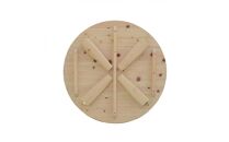 ひのき座卓&nbsp;90丸【白木塗装】