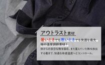 温度調節素材アウトラストデニムシャツ【サイズ：L】【デニム 衣料 ファッション 人気 おすすめ  広島県 福山市】