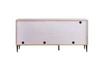 サイドボード&nbsp;180cm&nbsp;リスボン&nbsp;グラスグレー(GGY)×マーブルホワイト&nbsp;【モーブル／大川家具】