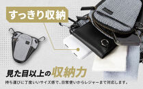【デグナー】チョークバッグ[W-116A]【ヒッコリー-ブラック】［ 京都 八王子 バイクギア バッグ 鞄 かばん 人気 おすすめ 革 レザー ツーリング ライダー バイカー バイク ブランド メーカー ギア パーツ ］