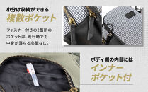 【デグナー】チョークバッグ[W-116A]【ヒッコリー-ブラック】［ 京都 八王子 バイクギア バッグ 鞄 かばん 人気 おすすめ 革 レザー ツーリング ライダー バイカー バイク ブランド メーカー ギア パーツ ］
