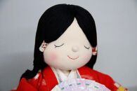 《広島県福山市の伝統工芸品”備後絣”を使用》手造り布人形 みの里 ＜ みのり雛 ＞【工芸品 ハンドメイド お土産 ギフト 贈り物 広島県 福山市】