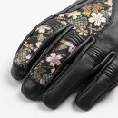 【デグナー】レザー金襴グローブ [TG-101K]　カラー：桧垣桜-ブラック【サイズXL】［ 京都 八王子 バイクギア グローブ 人気 おすすめ 革 レザー ツーリング ライダー バイカー バイク ブランド メーカー ギア パーツ ］