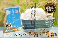 【減農薬で体に気を使った】令和6年産　ゆめぴりか玄米5kg