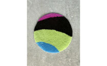 【オーダーメイド】タフティングでつくる世界に1つのオリジナルラグ小物　写真からデザインすることもできます！縦３０ｃｍ×横３０ｃｍ以下の作品