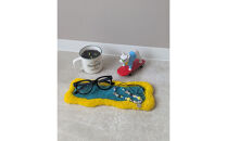 【オーダーメイド】タフティングでつくる世界に1つのオリジナルラグ小物　写真からデザインすることもできます！縦３０ｃｍ×横３０ｃｍ以下の作品