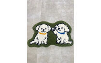 【タフティング体験】タフティングでつくる世界に1つのオリジナルラグマット　小サイズ　縦50cm×横60cm