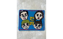 【タフティング体験】タフティングでつくる世界に1つのオリジナルラグマット　大サイズ　縦70cm×横90cm