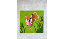 【タフティング体験】タフティングでつくる世界に1つのオリジナルラグマット　大サイズ　縦70cm×横90cm