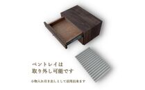 PenChest(Walnut) ペン・万年筆が45本収納できるペンストレージチェスト メラミンウォールナット