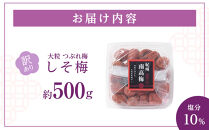 訳あり&nbsp;梅干し&nbsp;大粒&nbsp;大玉&nbsp;つぶれ梅&nbsp;しそ梅&nbsp;約500g&nbsp;塩分10％