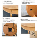 こたつ&nbsp;マイル&nbsp;120丸サイズ　オーク色