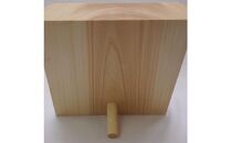 林家と書家が作る香川県産ひのきの命名ボード