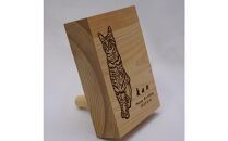 林家が作る香川県産ひのきのオリジナルQRコードボード