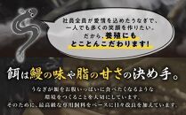 【訳あり】鹿児島県産うなぎ蒲焼3尾　360g以上