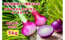 甘すぎ新鮮岡山市産&nbsp;赤紫玉ねぎ5kg家庭用&nbsp;減化学肥料&nbsp;タマネギ&nbsp;生食&nbsp;健康&nbsp;野菜&nbsp;食品&nbsp;栽培期間中農薬・除草剤不使用自然の力健康野菜&nbsp;訳あり（サイズ混合)