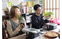 360度楽しめる！吊るせる観葉植物「ハングボール」作りワークショップ