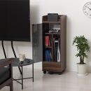 ゲーム機ラックキャスター付き&nbsp;【ブラウン】