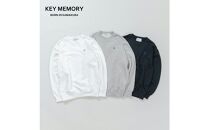 《3》【KEYMEMORY 鎌倉】KEY MEMORYスウェットaw24 WHITE