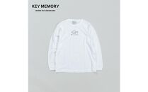 《0》【KEYMEMORY 鎌倉】フィッシュイラストロングTシャツ WHITE