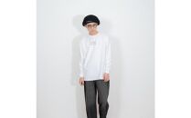 《0》【KEYMEMORY 鎌倉】フィッシュイラストロングTシャツ WHITE