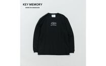 《0》【KEYMEMORY 鎌倉】フィッシュイラストロングTシャツ　BLACK