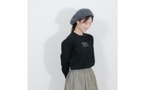 《0》【KEYMEMORY 鎌倉】フィッシュイラストロングTシャツ　BLACK