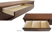 無垢リビング家具ソリド(ローボード&nbsp;テレビ台・TVボード)120cm【6色】