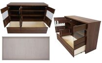 無垢リビング家具コリーナ(サイドボード・リビングボード)150cm【6色】