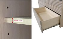 無垢リビング家具コリーナ(サイドボード・リビングボード)150cm【6色】