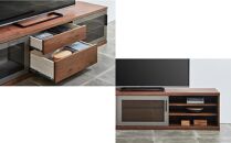 天然木リビング家具アーザ(ローボード&nbsp;テレビ台・TVボード)110cm&nbsp;H45【6色】