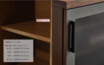 天然木リビング家具アーザ(サイドボード)90cm H96【6色】