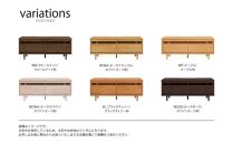 無垢リビング家具ランページョ(ローボード・テレビ台・TVボード)幅130cm【6色】