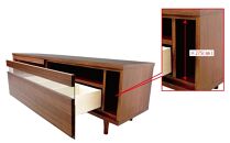 無垢リビング家具ランページョ(ローボード・テレビ台・TVボード)幅130cm【6色】