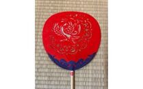 奈良団扇&nbsp;茶色&nbsp;１つ